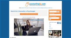 Desktop Screenshot of counsellingbc.com